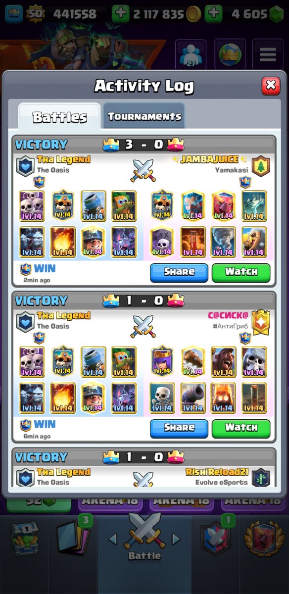 0 losses from royal champion without the broken cards