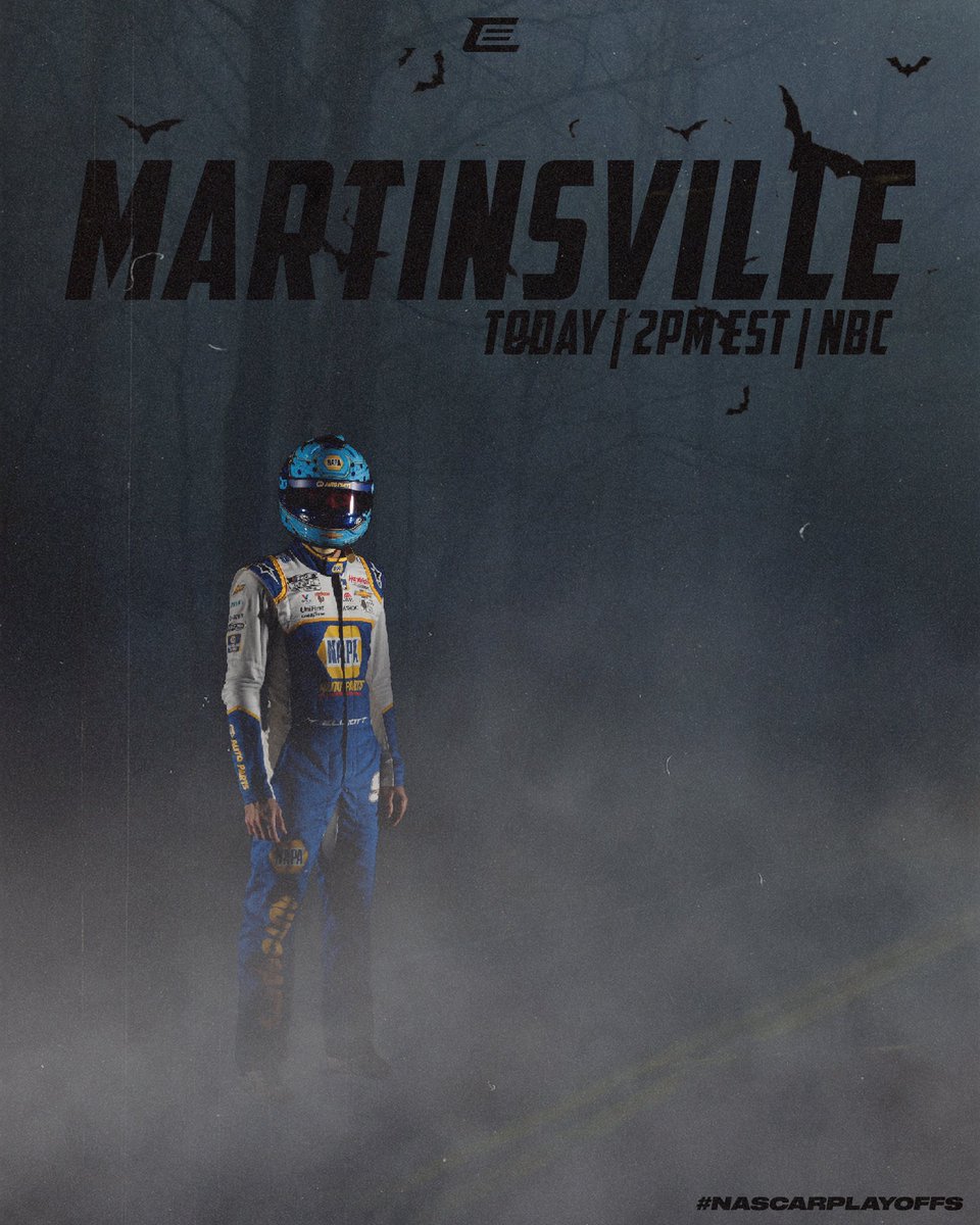 Race day 📎 @MartinsvilleSwy @theNAPAnetwork | #di9 #NASCARPlayoffs