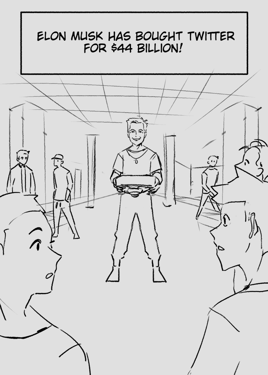 ThreeZeroComics's tweet photo. #ELONMUSK #ElonMuskBuyTwitter #ElonTwitter @elonmusk https://t.co/31ZblVjWun