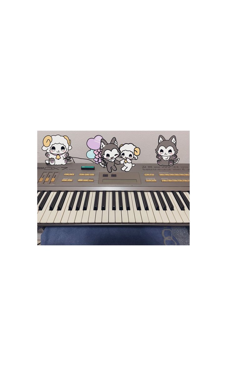Shiratama_KM1's tweet photo. もはやまったく弾いてないのだけどシンセ🎹に乗せて参加〜☺️
#with_oth https://t.co/CvFZaYfLig