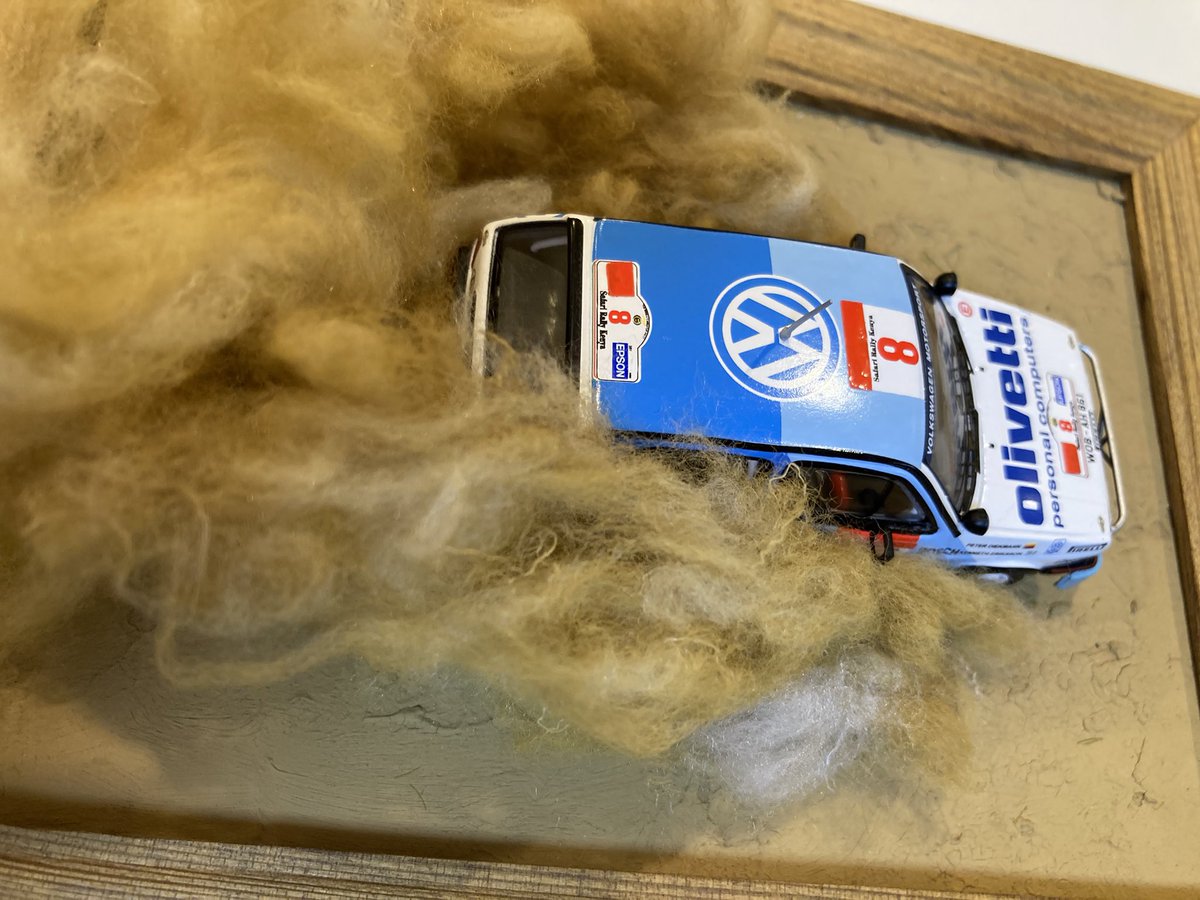 say_row_gun_toy's tweet photo. #Volkswagen #golf #wrc #safarirally #kennetheriksson @IXO_Models #100均ジオラマ https://t.co/JjxzGbftUs