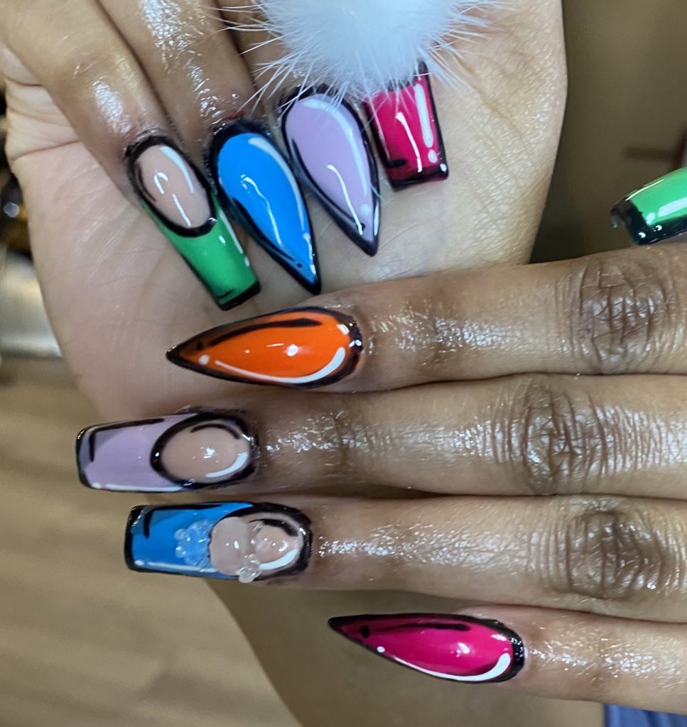 ci_rose1's tweet photo. #popartnails #nailtech https://t.co/5UZJv2hsHg