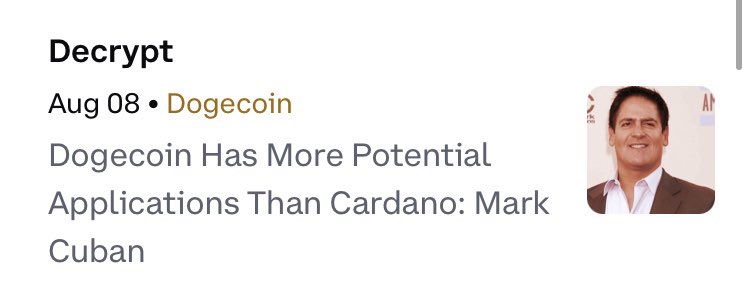 Cardano maxis are shaking
