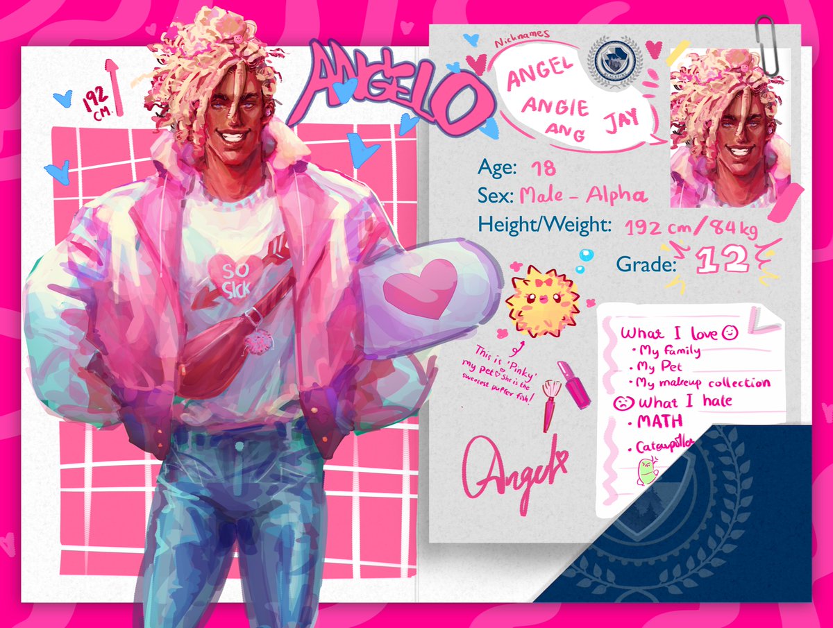 Angelo_BPM2's tweet photo. #BPM_Commu2

Angelo L. Levine | Alpha | 18Y.
Grade 12 

“When life give u lemons, 

I’ll make lemonade for u💕”

>https://t.co/UowYVxufxS

(co, roleplay, flirt Ok!

ฝากตัวฝากหัวใจนายคนนี้ด้วยนะคะ ถ้าสนใจสาน3000ทักมาได้เสมอ เพราะแองเจลอยากโผล่ไปเป็นสิ่งมีชีวิตสีชมพูในชีวิตคุน🥺🫶) https://t.co/19IiUDqRYM