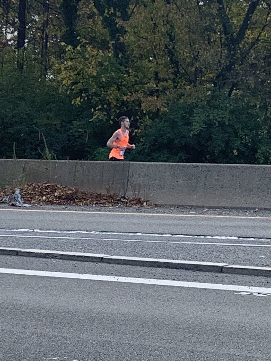 Ryan just passed the 20 mile mark. Still in 3rd. Looks strong. Now the race gets real. <a href="/Marine_Marathon/">Marine Corps Marathon</a> <a href="/Mike_MacAdam/">Mike MacAdam</a> <a href="/dgazettesports/">Daily Gazette Sports</a> <a href="/LieshaSherman/">Liesha Sherman</a>