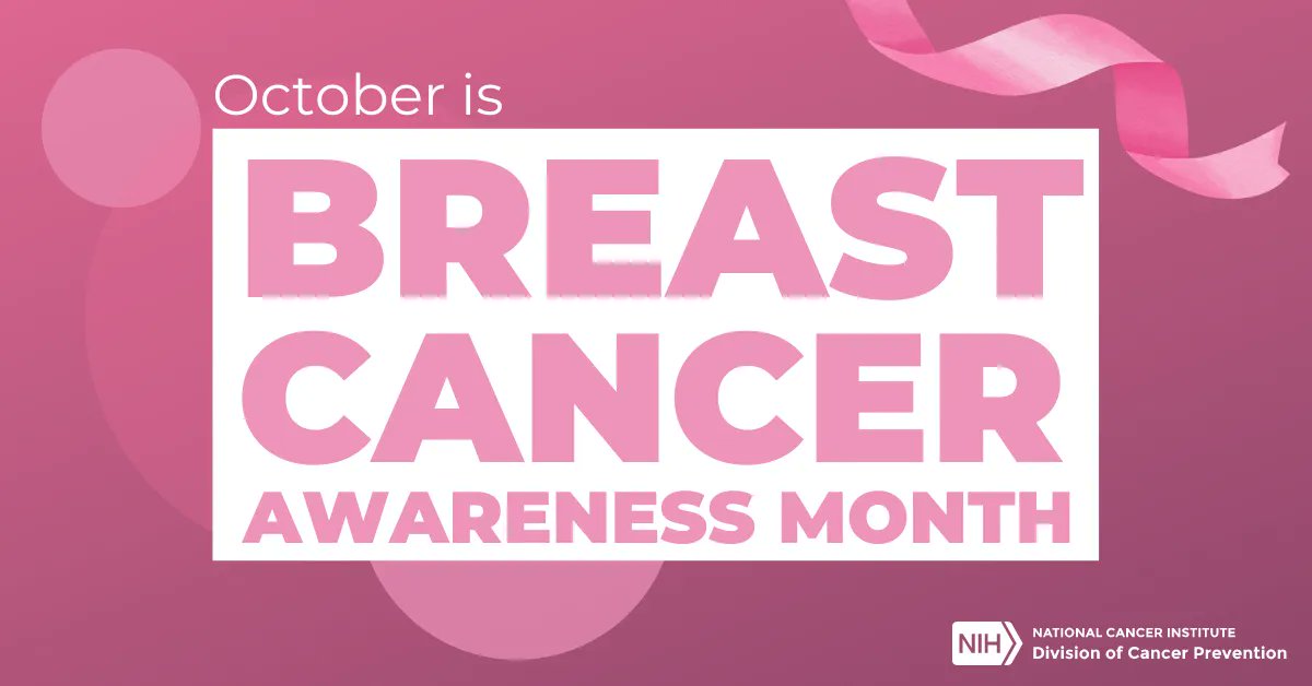 As #BreastCancerAwarenessMonth comes to an end, it is important to be aware of the risk factors for #BreastCancer and what you can do to lower your risk. Learn more: bit.ly/30qsQ5s