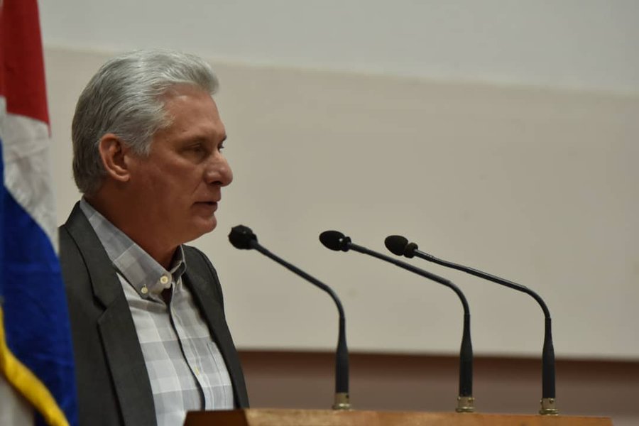 DrRobertoMOjeda's tweet photo. Concluyó XXII Encuentro Internacional de Partidos Comunistas y Obreros, con la adopción de la Declaración Final y un Plan de Acción. @DiazCanelB expresó en la clausura: “Pongamos como espada y escudo los valores y principios que nos unen”. #Cuba #CubaPorLaPaz https://t.co/ZzboAtYeH4