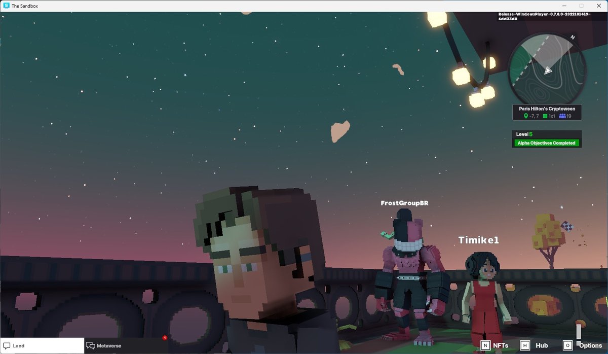 MadisonJessic14's tweet photo. @TheSandboxGame I just participated in the Paris Hilton  #Cryptoween Event. I found Grralh check out my screenshot below!
🎃👇 https://t.co/qgCom751vv