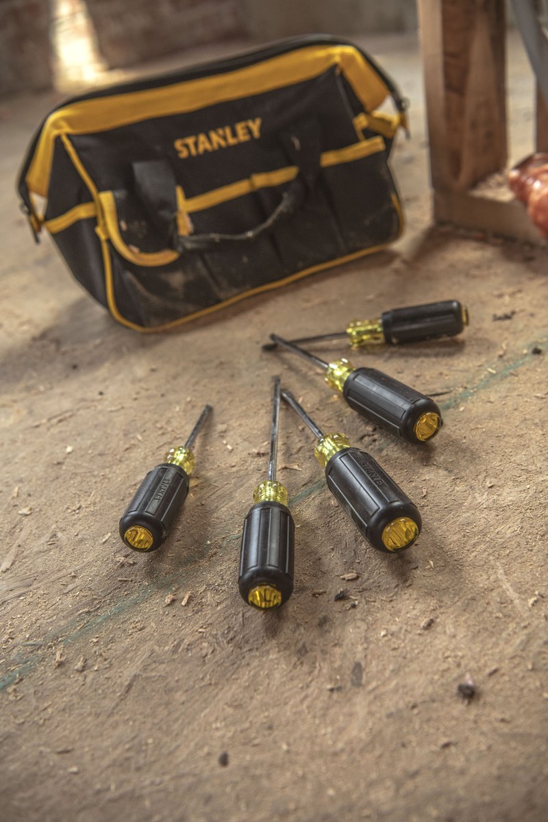 STANLEY® Vinyl Grip #Screwdrivers are a great addition to your #electrical tool bag. bit.ly/3CDoCbh