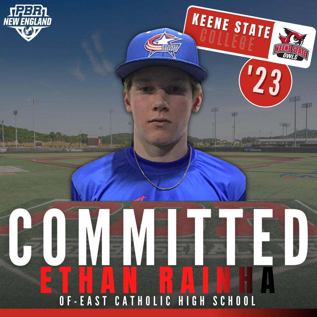🚨Congrats to 2023 Ethan Rainha on his commitment to Keene State College.🔐

Check out his profile here 👉 prepbaseballreport.com/profiles/CT/Et…

<a href="/EthanRainha/">Ethan Rainha</a>
