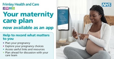 Have you seen yet that we have a new app for expectant mothers to help plan pregnancy and birth? It’s free and easy to use, so go on, download it today! Download today from the App store or android play store. #FrimleyMaternityPlan #PersonalisedCare