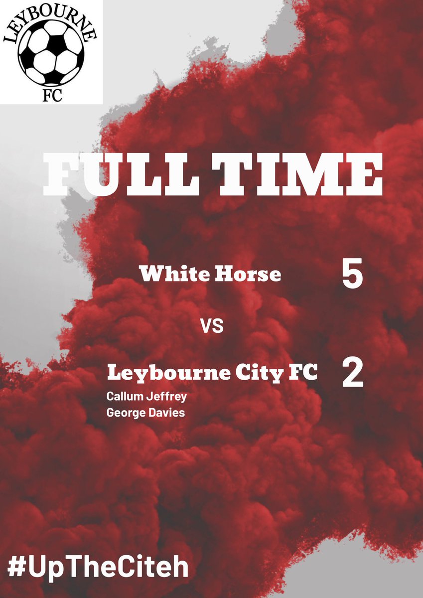 Unfortunately we get knocked out of the Cup! Good luck to @White_Horse_FC 

#UpTheCiteh