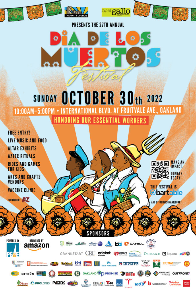 Coming out to Dia De Los Muertos in Fruitvale? Don't forget to swing by and say hello! We can't wait to celebrate today with the community. Feliz día de los Muertos! 💀 💀 💀 Detours in place Line 1T: bit.ly/3gOmsxg Line 54: bit.ly/3SKQRtz