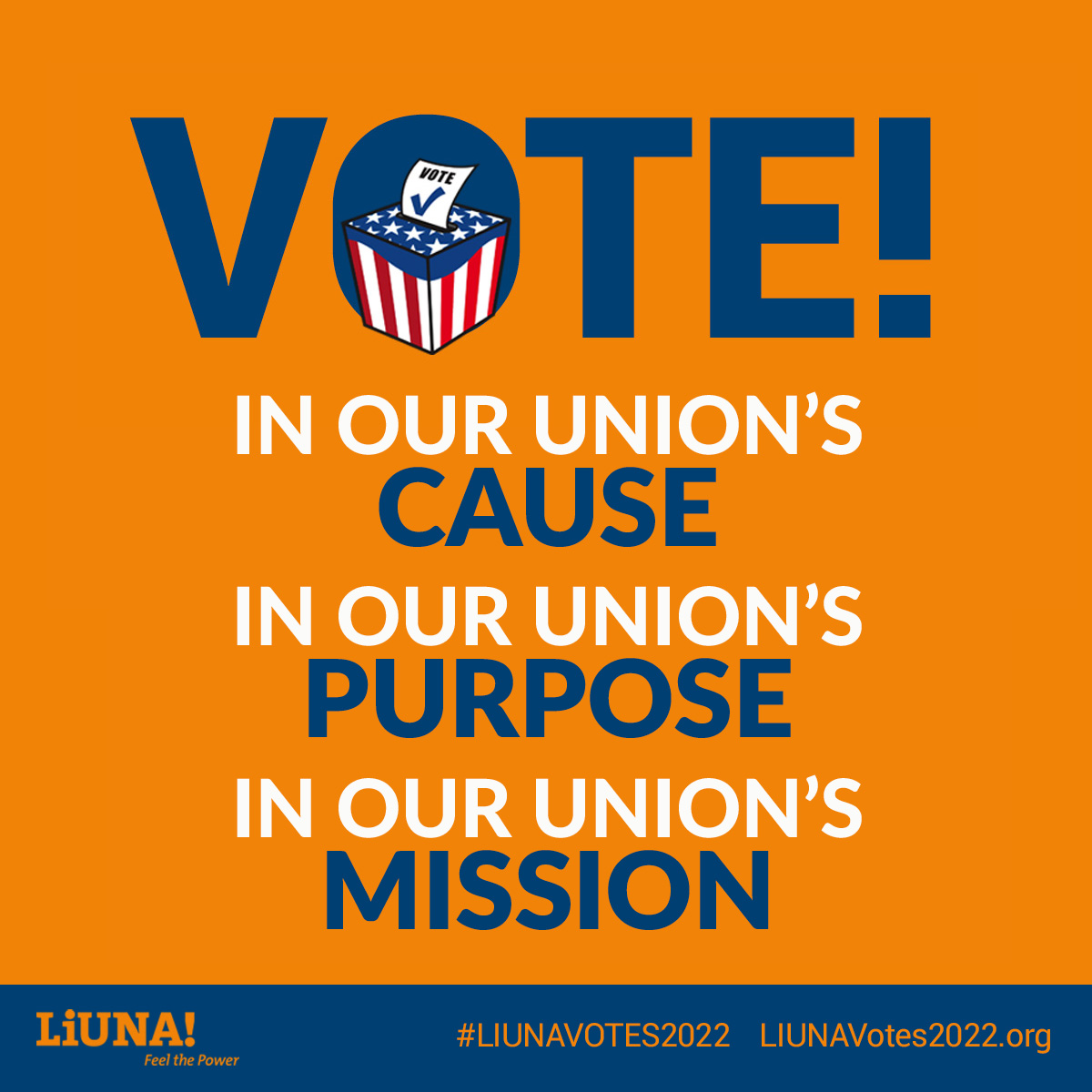 LIUNA's tweet photo. Nov. 8th, VOTE for candidates that support workers' rights & champion union causes. #VoteForYourJob #VoteProUnion #OneUnionOneVote #LIUNAVotes2022
LEARN MORE: https://t.co/t7LatTzHUg https://t.co/HCGDMbzHCO