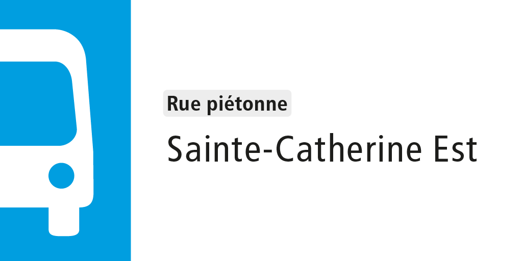 stm_Bus's tweet photo. [Rue Sainte-Catherine Est] 🚌✅ La rue Sainte-Catherine Est a rouvert a la circulation! Les arrêts des lignes #stm15 et #stm358 sont de retour à leurs emplacements habituels entre les rues Saint-Hubert et Papineau. https://t.co/yElEsv5Mhu