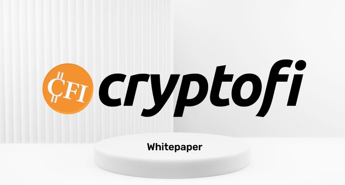CFI_Token's tweet photo. CryptoFi Whitepaper:

🔹https://t.co/OYwcKiNHwU
🔹https://t.co/HyNJxsacP7
🔹https://t.co/w4x0wJNyjJ

#P2E #cryptocurrency #Crypto https://t.co/Lm2kEfsn9i