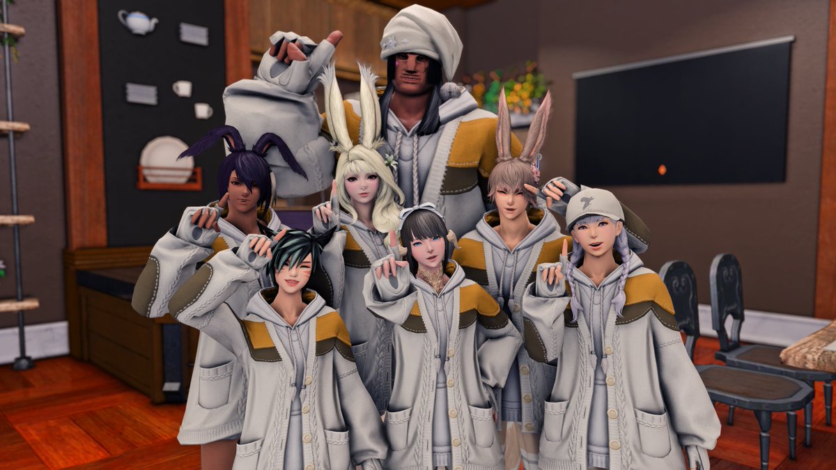 jellyxiv's tweet image. &amp;lt;ack!&amp;gt; turns 1 today. ❤️

#FF14 #FFXIV #GPOSERS #NenekoColorS