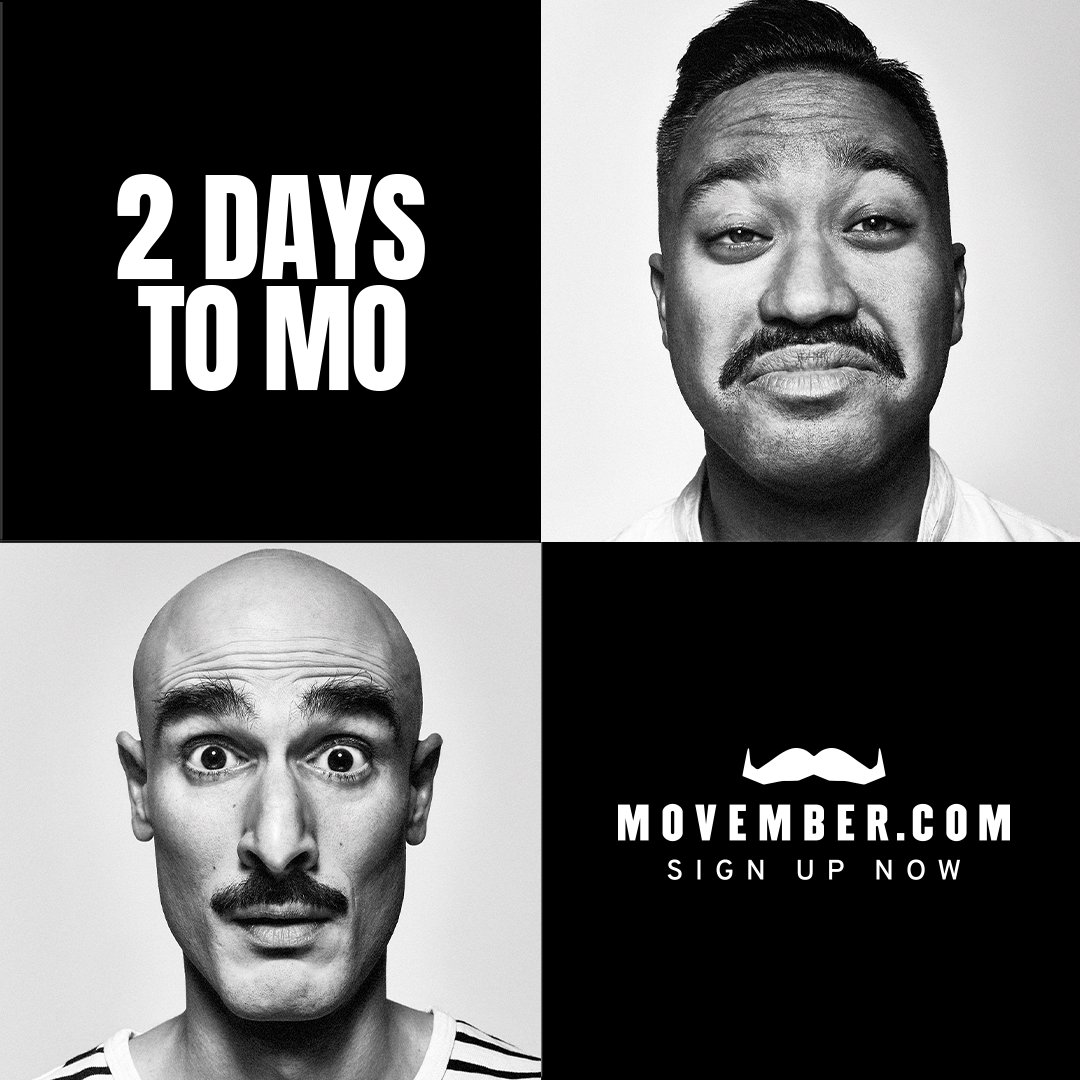 The hairiest month of the year is so 👏 damn 👏 close 👏 Join the movement by growing a Mo, walking or running 60 miles, or hosting an event. How are you participating in Movember? Let us know in the comments. #Movember #ChangingTheFaceOfMensHealth