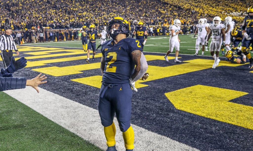 Highest-graded offensive player in the Power 5:

〽️Blake Corum (93.4)〽️

(📸: <a href="/isaiahhole/">Isaiah Hole</a>)