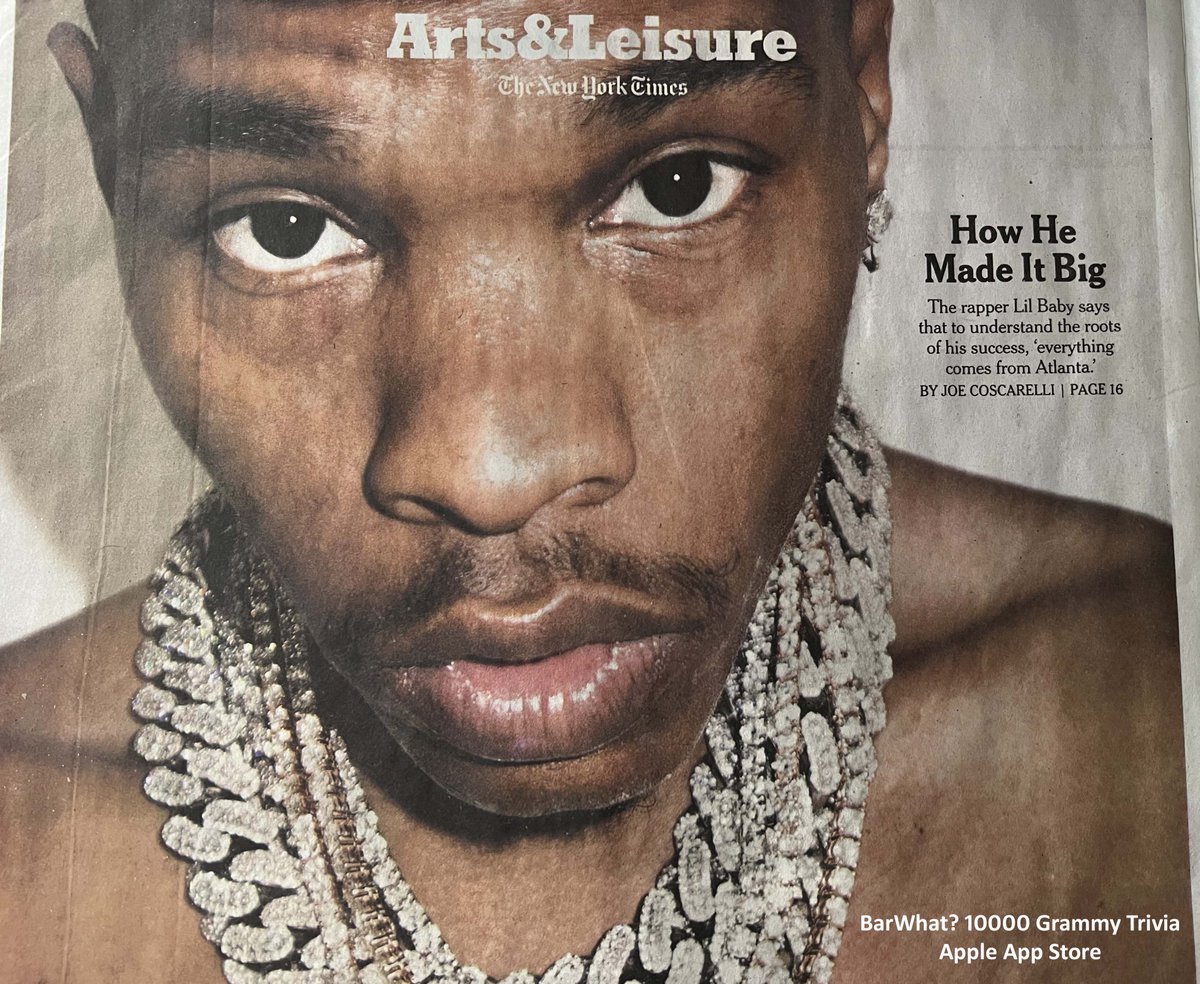 Rapper Lil Baby....How He Made It Big....."everything comes from #Atlanta" #BarWhat10000 Download here: apps.apple.com/us/app/barwhat…