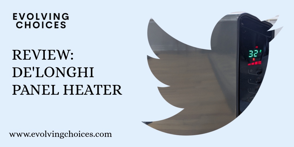 evolvingchoices's tweet photo. Check out our latest #review of the De'Longhi 1500W Panel Heater.  Is an electric #convection panel heater something you should consider this #winter as home #heating costs rise?  
#delonghi #heat #naturalgas #consumer #products #evolvingchoices #appliance #cold #consumerbrands https://t.co/7HMbkXQNPb