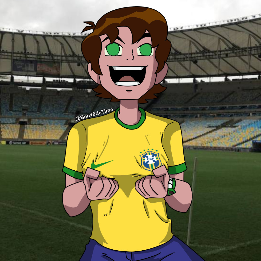 Quase todo dia alguém de Ben 10 com roupa de time on X: Personagens de Ben  10 com roupa da Seleção Brasileira 🇧🇷 / X