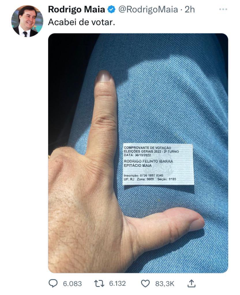 Rconstantino's tweet photo. Hoje é o dia em que vc pode fazer o contrário do bundão do Maia, que sabotou nosso país quando presidia a Câmara (sabe-se lá quem o colocou ali, pois sozinho esse aí não amarra nem o próprio sapato)… #22 https://t.co/OeYgBO7AGR