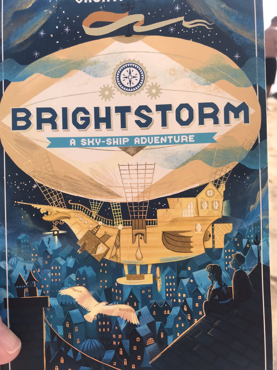 The children will love finding out about the Brightstorm Twins and their adventures. A great choice @ekayanderson  <a href="/vashti_hardy/">Vashti Hardy 📚</a> the characters are 👌. So many global topics entwined too. #Perfectholidayread.