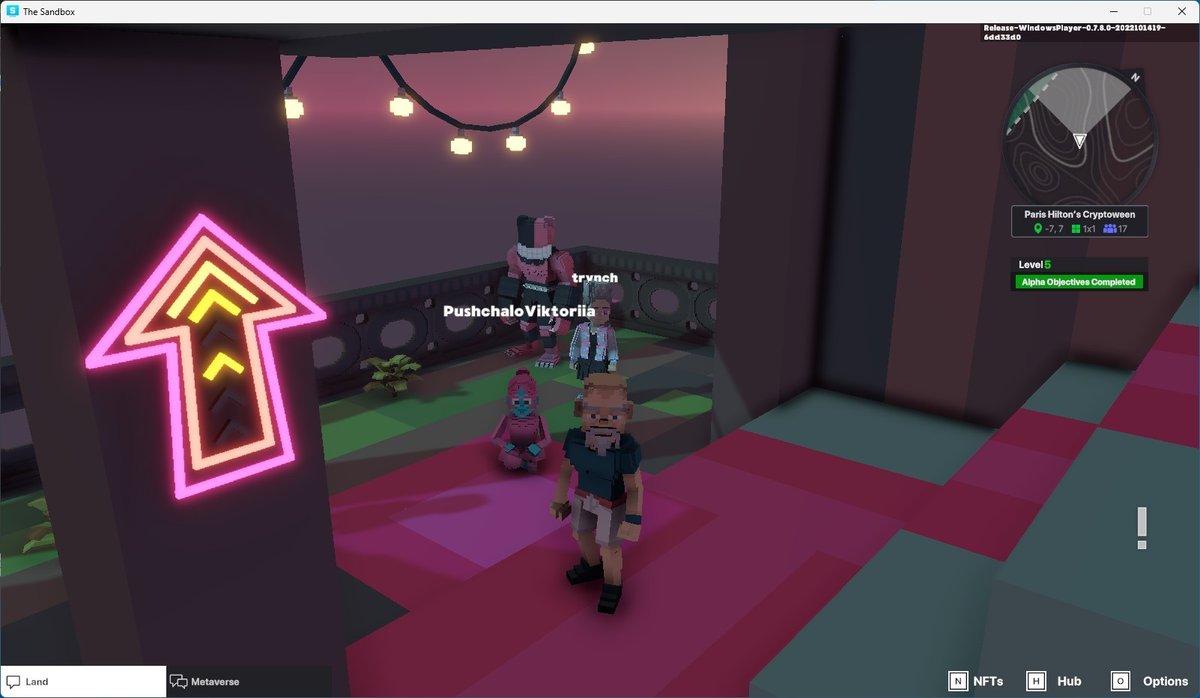 halanwa1258's tweet photo. @TheSandboxGame I just participated in the Paris Hilton  #Cryptoween Event. I found Grralh check out my screenshot below!
🎃👇 https://t.co/aG7WV67z3R