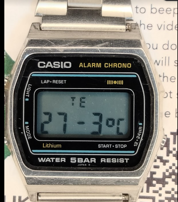 shogookamoto's tweet photo. Successfully installed #sensorwatch by @josecastillo on Casio W-31(module 593). Resurrect from 1990. https://t.co/4zfD9eajkI