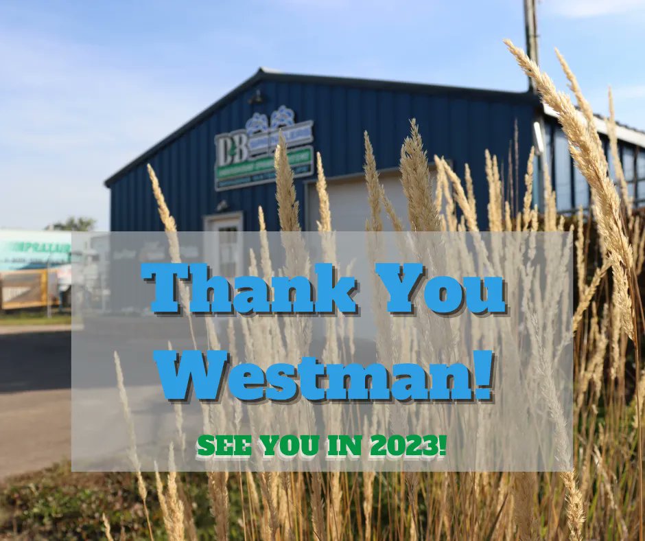 From all of us here at D&amp;B Sprinklers, we'd like to thank all of you for another amazing year serving Brandon and Westman! 

We're so grateful for the opportunity to work within such an amazing community. D&amp;B Sprinklers will be back for our 42nd year in Spring 2023!