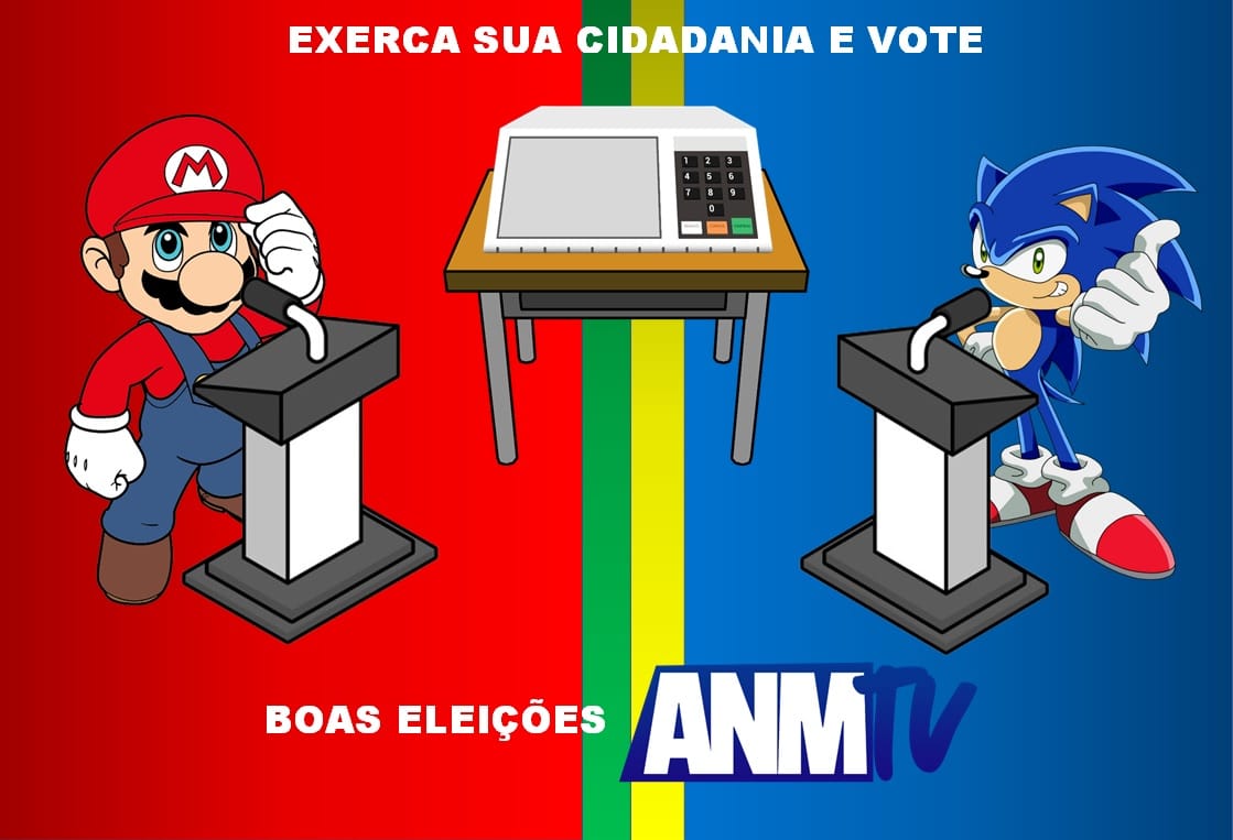 ANMTV's tweet photo. Mario ou Sonic; DC ou Marvel; PlayStation ou Xbox.. Hoje não é sobre isso, é sobre definir o rumo do no país nos próximos 4 anos.

Vote consciente, este é o seu poder da vida real!
#Eleicoes2022 https://t.co/rK5yRU3lC4