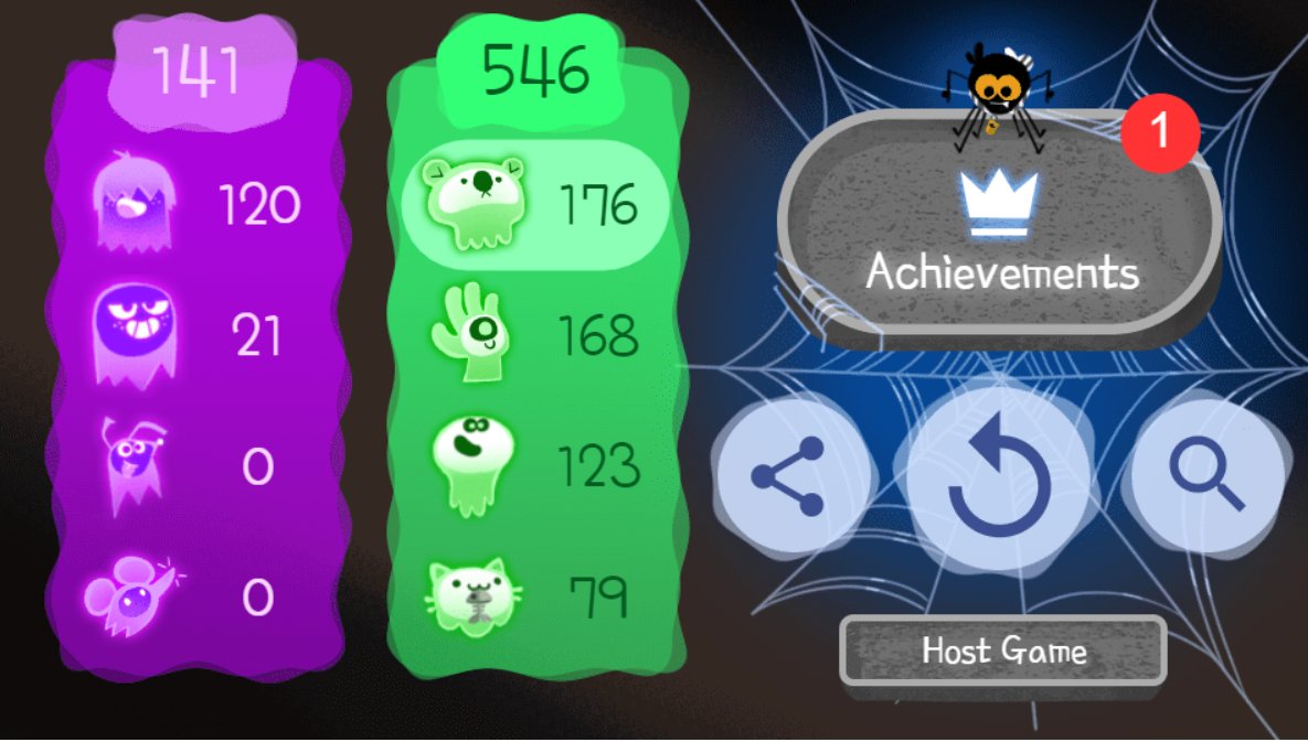 KinderBrenno69's tweet photo. Instead of doing assignments I'm out here taking souls on the Google Doodle Halloween game. 176 points!? I'm cracked bro https://t.co/J8iKVJPUR1