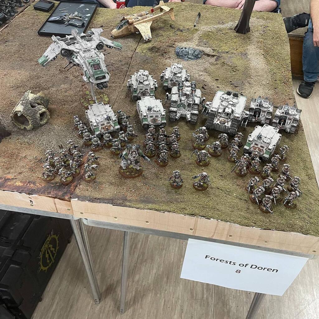 EdgeofEmpirePC's tweet photo. The Death Guard army I brought to the @theadeptusterrapodcast weekend event here in deepest darkest Essex!
Michael
#Warmongers #WarhammerCommunity #WarHamFam #Warhammer30000 #Warhammer30k #TheHorusHeresy #HorusHeresy #DeathGuard #XVIth #XVIthLegion #Co… https://t.co/JKOrfwJHNL https://t.co/UYdoSEPr1Q