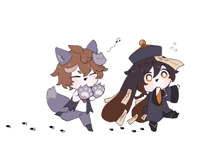 Happy Halloween～#タル鍾 #tartali #tartaglia #zhongli #タルタリヤ #鐘離 