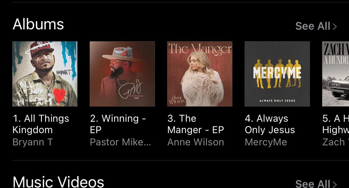 #1 Christian album on iTunes! Go grab this today! #KingdomMuzic