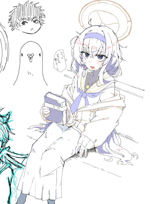 息抜き
#ブルーアーカイブ版深夜の真剣お絵かき60分一本勝負 