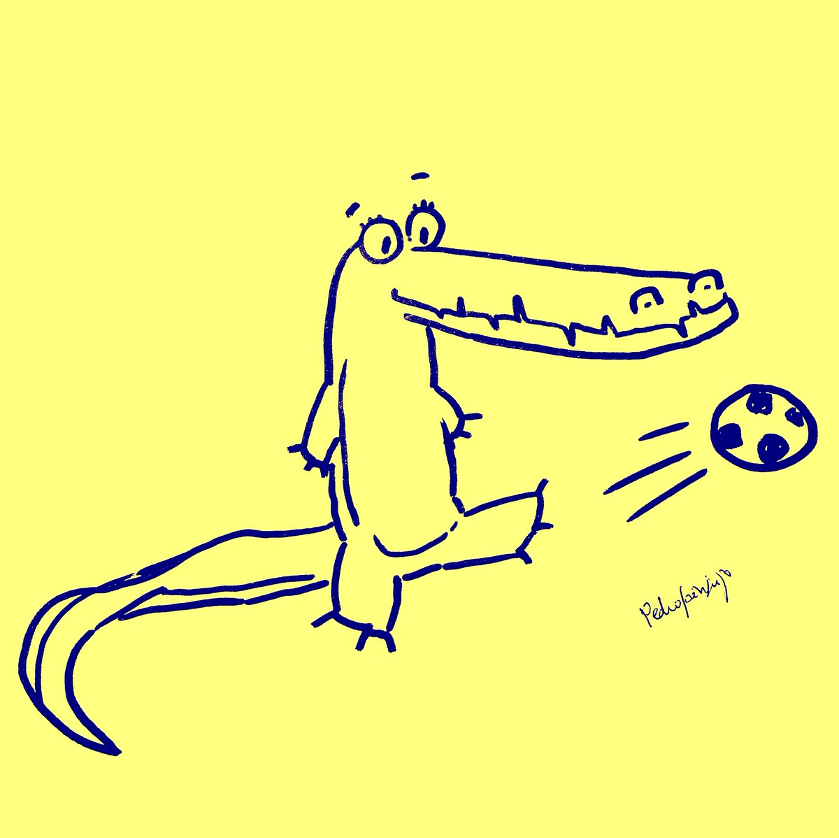 🐊 ¡Chuta y gol!

#pedrojaenseijo #simpledrawing #cutedrawings #simpleart #illustrator #cuteartwork #artofstorytelling #crocodile #cocodrilo #childrenbookillustration #插图 #插圖 #cutecrocodile #positivevibes #cute #doodle #drawingoftheday #cuteanimals

pedrojaenseijo.com