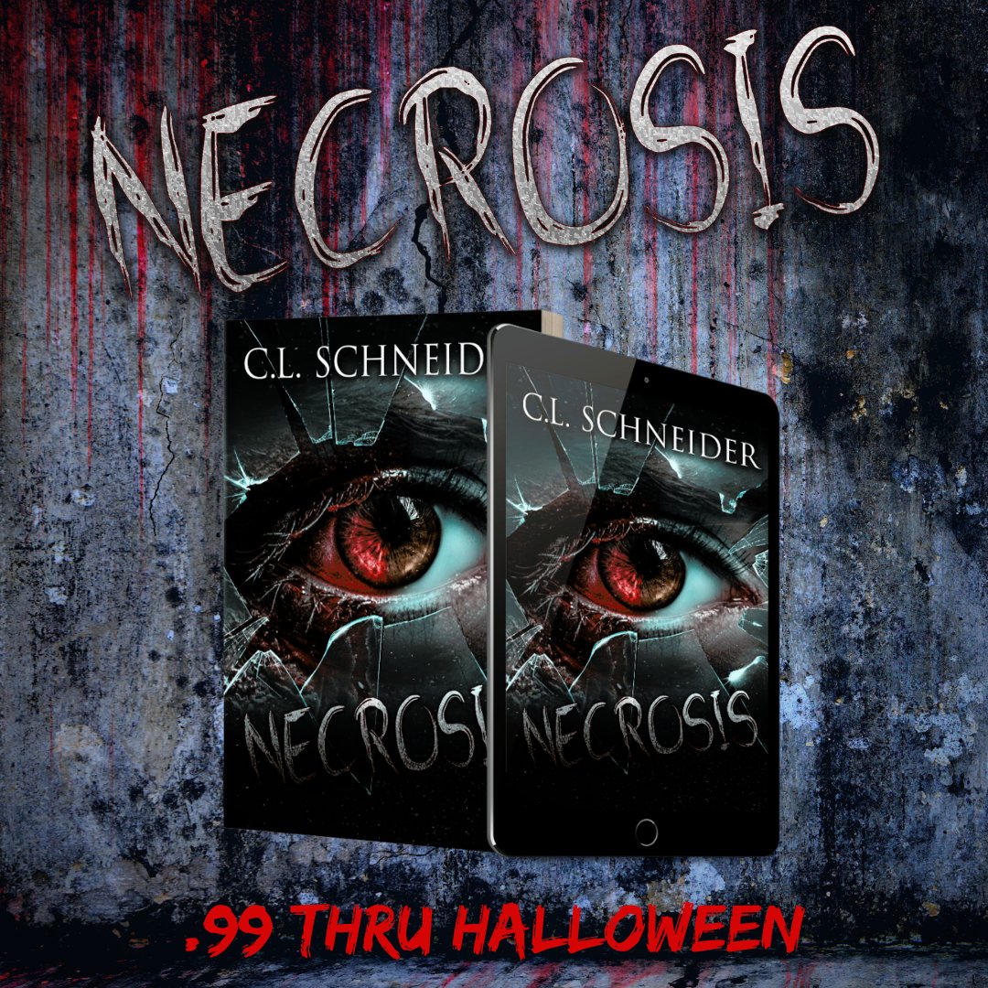 Only a short time left to get my #horror #halloweenread for .99! Regular price kicks in 11/1.

'The best #zombie story I have read in a long time.'

'Very well written, very descriptive...very immersive.'

'It's terrifying. It's heartbreaking.'

books2read.com/CLSNecrosis