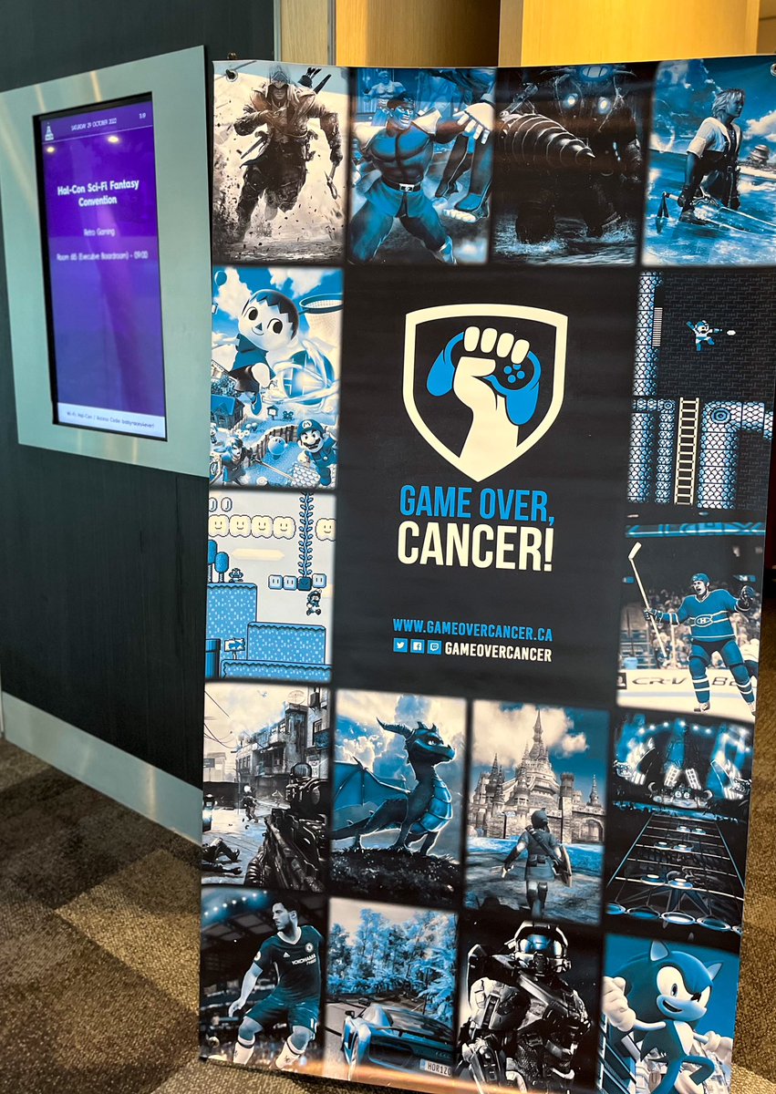 halcon_scificon's tweet image. Don’t forget to stop by @GameOverCancer up on the sixth floor, in room 615 for some retro gaming! 

#Gaming #HalCon2022 #GameOverCancer