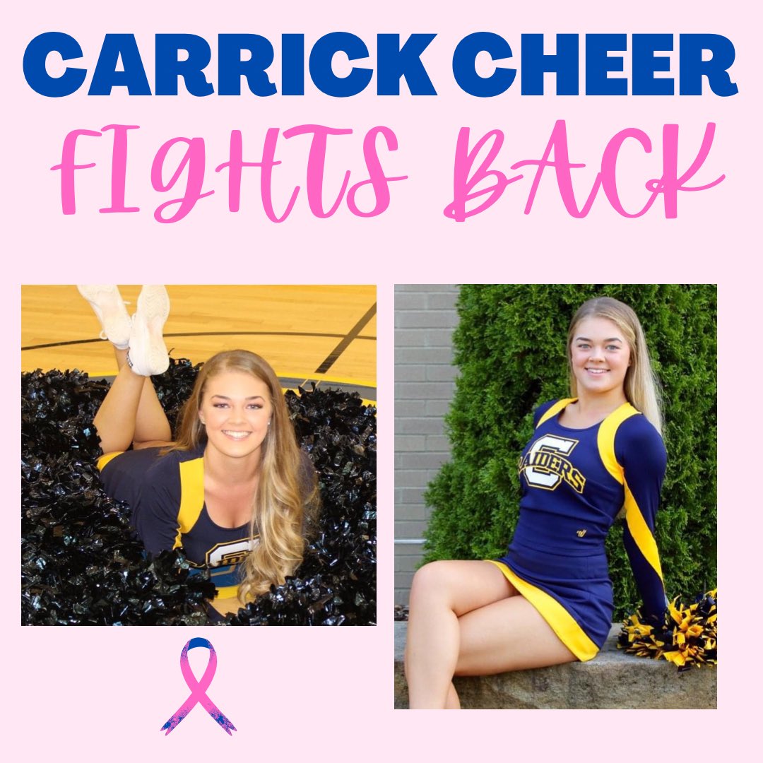 CarrickCheer's tweet photo. Carrick Cheer #FightsBack 💕 

#RaiderPride 💛💙 https://t.co/63Os7hlNwi