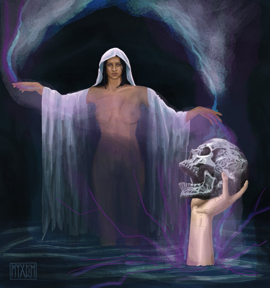 Second of three arts for this year's Halloween <a href="/WitcherTorT/">Witcher Trick or Treat</a> 

Day 8: Bone

#WitcherTorT2