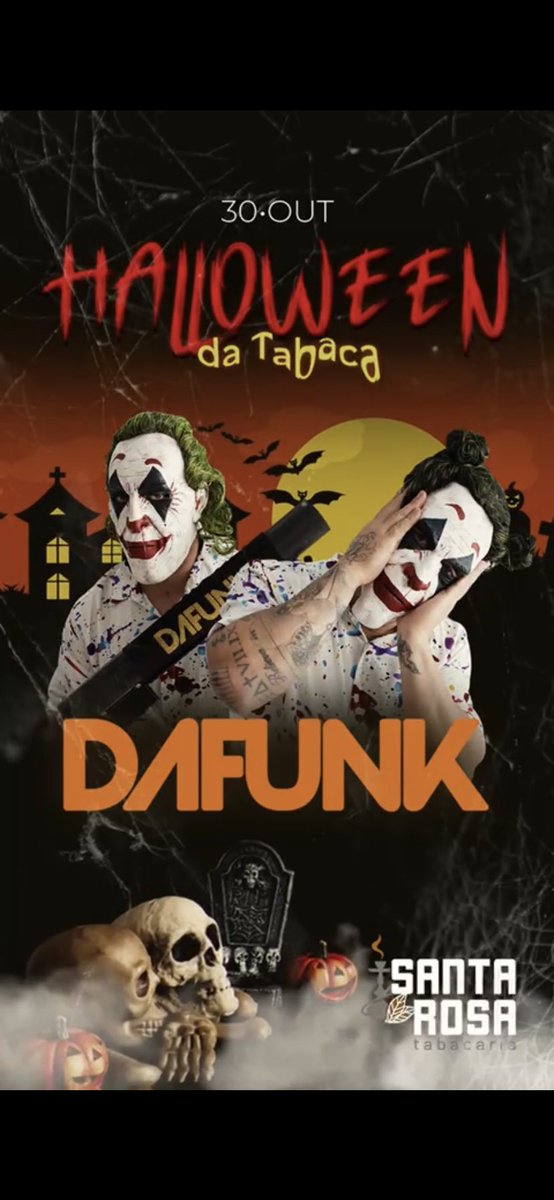 DAFUNK_OFICIAL's tweet photo. Nós vamos, vocês vão? 😬🎃🤡 https://t.co/GiES9KDBzN