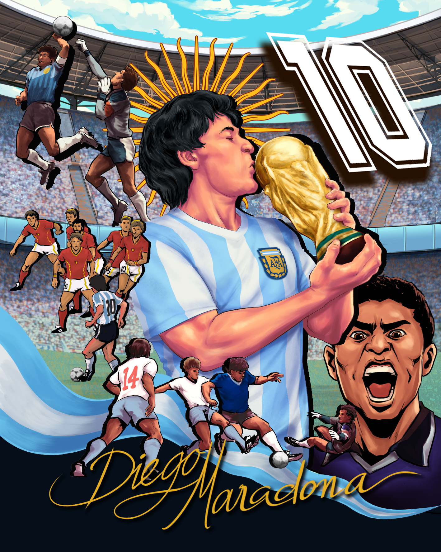 Happy Birthday to a legend of the beautiful game, Diego Maradona    