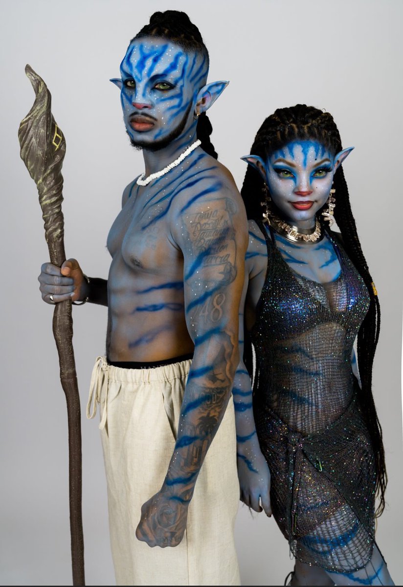 PontiacMadeDDG's tweet photo. Omm we got the best costume this year 😭🔥🔥🔥 Happy Halloween! @HalleBailey 💙 https://t.co/Nv5MpJW1oH