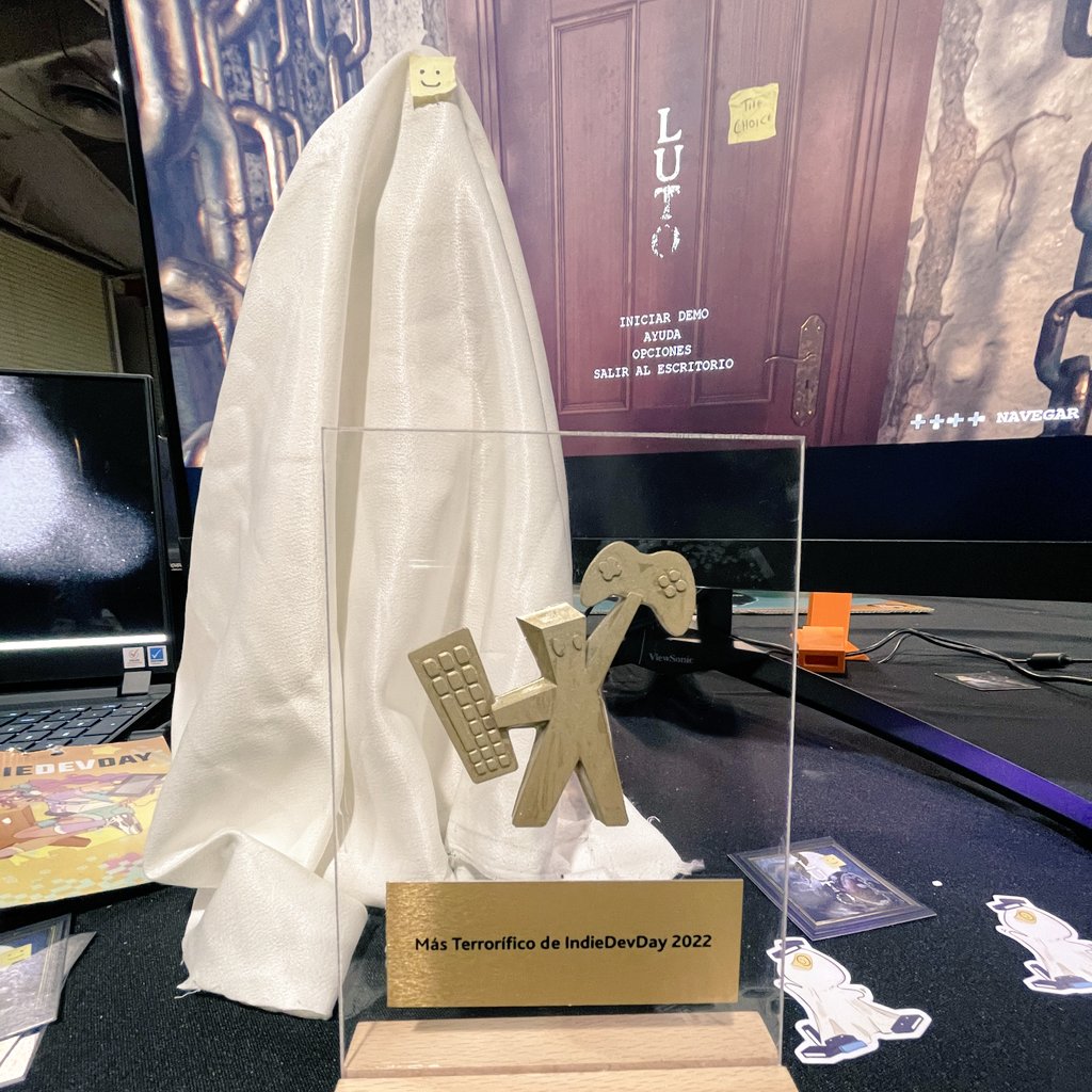 ¡¡Más Terrorífico de #IndieDevDay 2022!!

Muchas gracias a toda la organización por el tremendo curro, ha estado increíble. Gracias también a todos los que se pasaron a probar Luto, y a los que no hayan podido, ¡está en Steam!

🖤🖤🖤🖤🖤🖤🖤
#CanariasCrea #IndieDev #GameDev