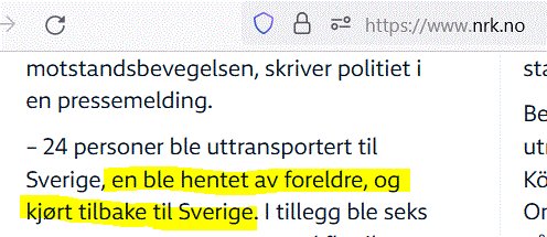 Når mamma og pappa må hente den lille nazigutten sin...