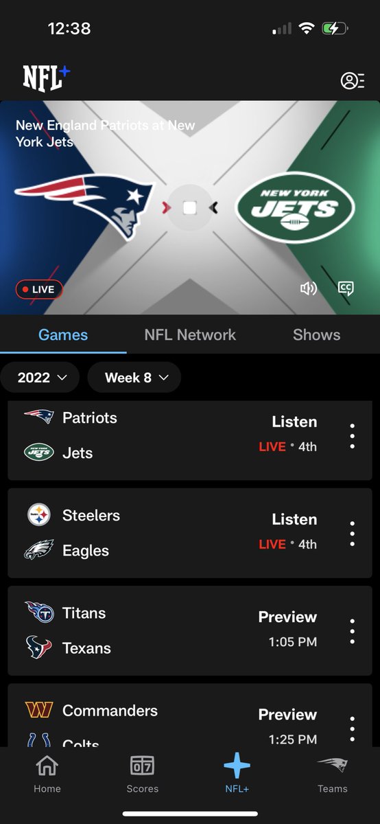 .@NFL, would it kill you to add scores to this page in your app? If I go back to the scoreboard page, the audio feed stops. Annoying as crap and I can’t even submit a request through support because they can barely understand English.