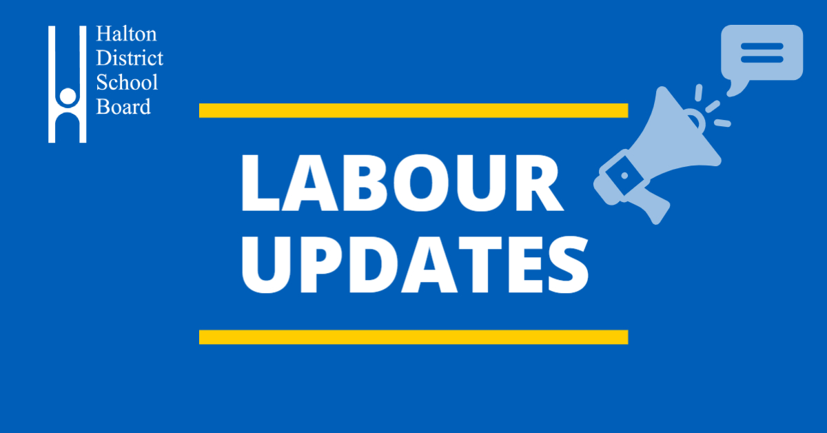 We’ve been notified that the Canadian Union of Public Employees (CUPE) intends to engage in a full withdrawal of services effective Friday, Nov. 4 if a provincial settlement is not reached by end of day Nov. 3.