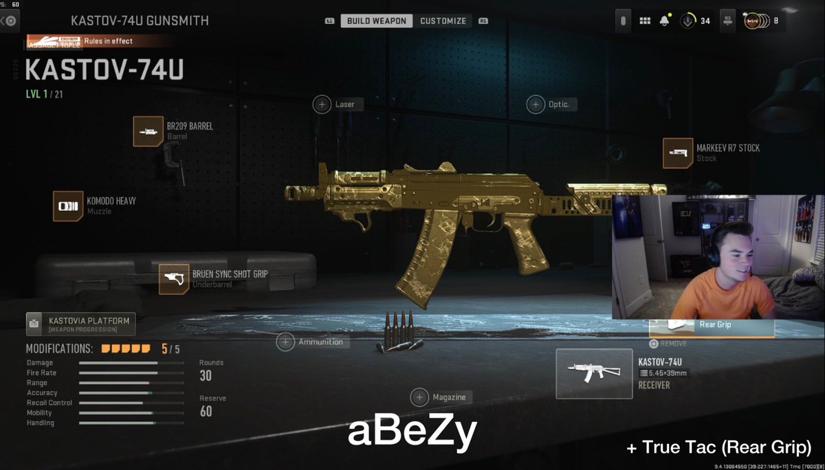 CDL Intel on Twitter "Week 1 competitive classes for 74u + Simp’s Vaznev class Pred’s Vaznev